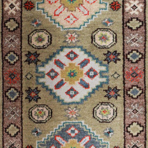 olive Kazak rug