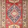 Red Kazak rug oriental rug