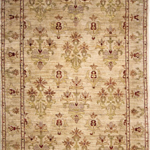 Traditional area rug beige