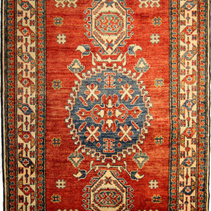 red Kazak rug