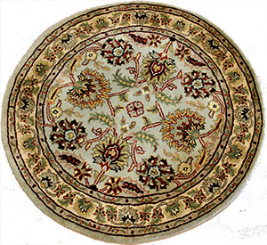 round oriental area rug