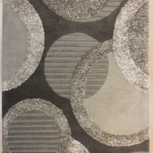 Area rug with geometric design contemporary /modern
